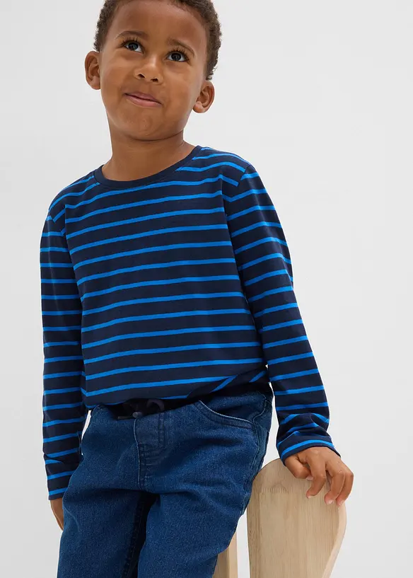 Jeans termici con fodera in jersey regular fit, straight, bonprix