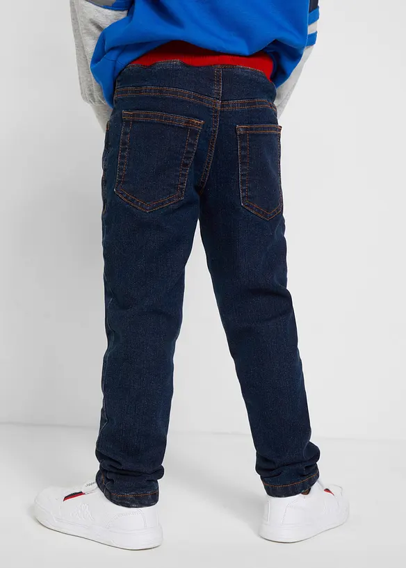 Jeans termici con fodera in jersey regular fit, straight, bonprix
