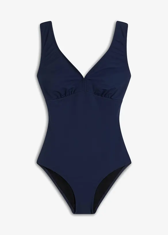 Costume intero con scollatura a V ed effetto modellante medio, bonprix