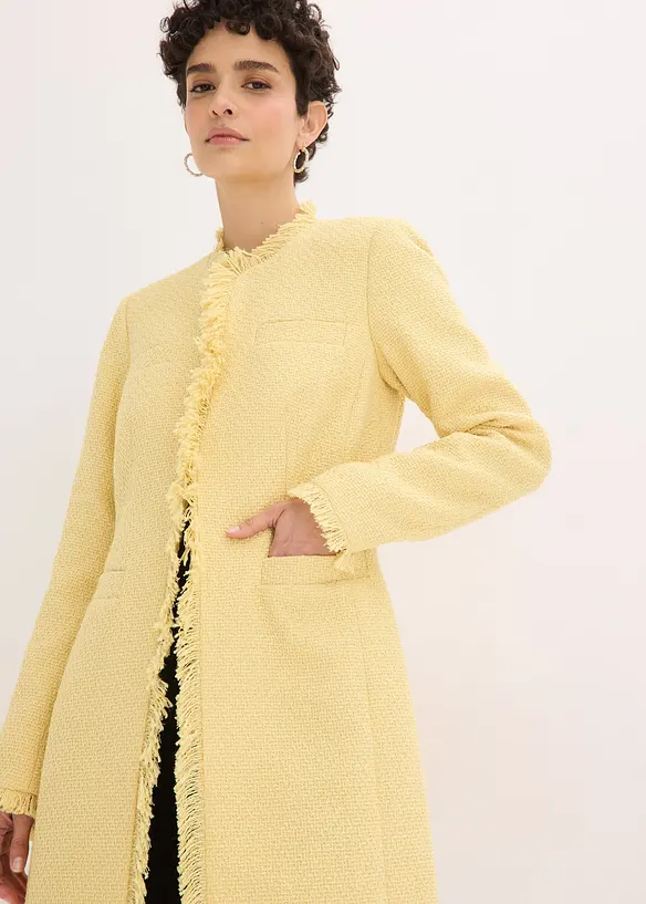 Blazer lungo in boucl&eacute;, bonprix