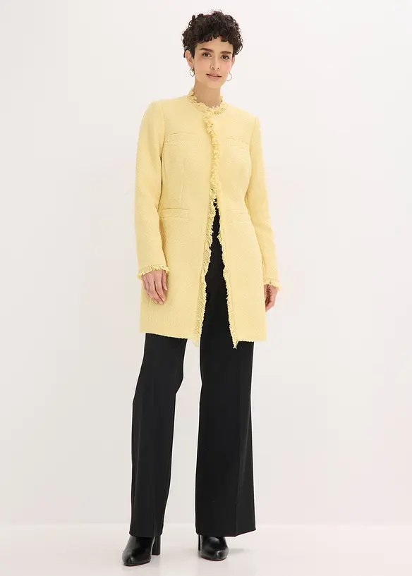 Blazer lungo in boucl&eacute;, bonprix