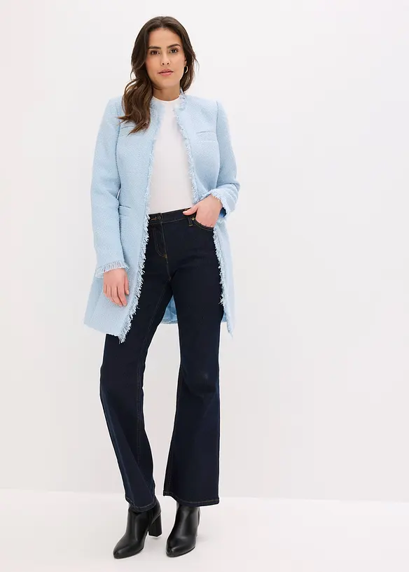 Blazer lungo in boucl&eacute;, bonprix