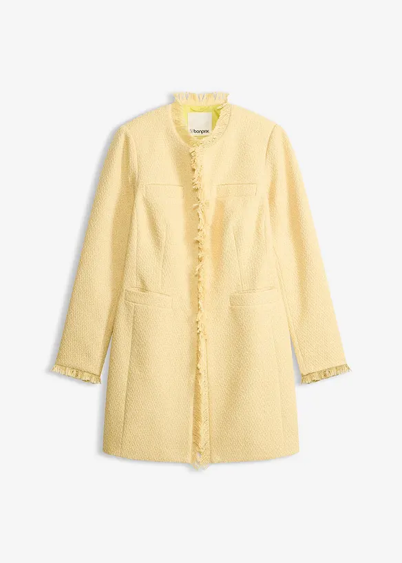 Blazer lungo in boucl&eacute;, bonprix