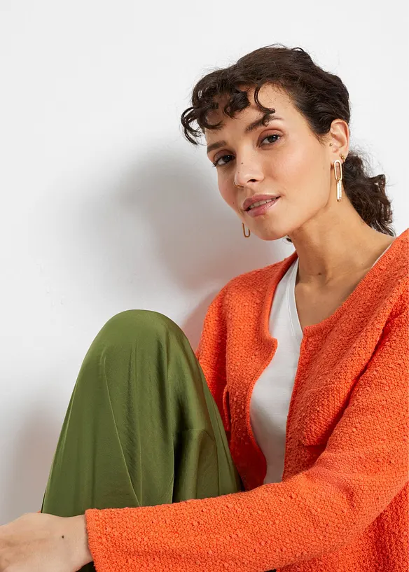 Cardigan in boucl&eacute;, bonprix