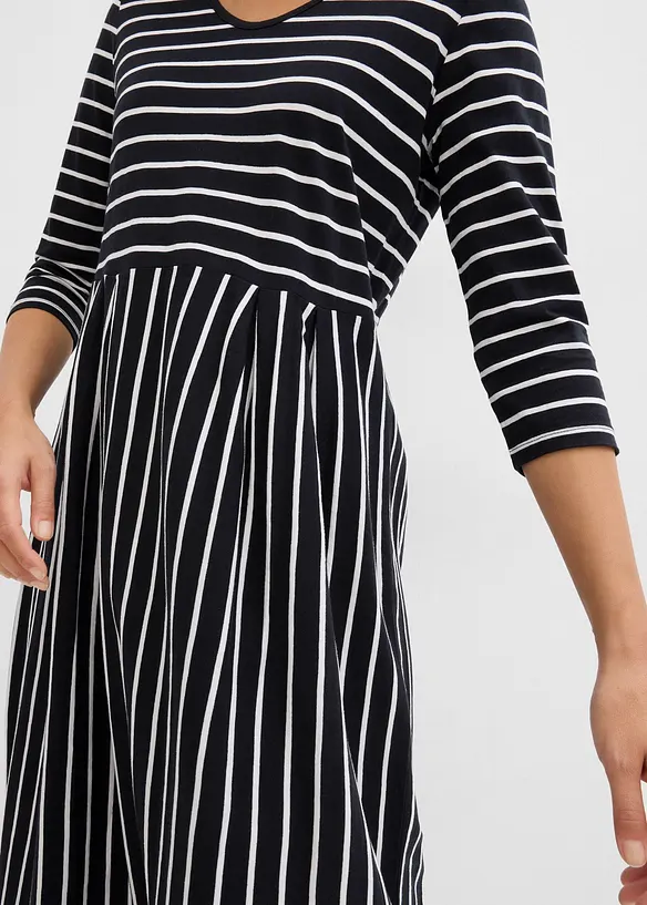 Abito midi in jersey di cotone, bonprix