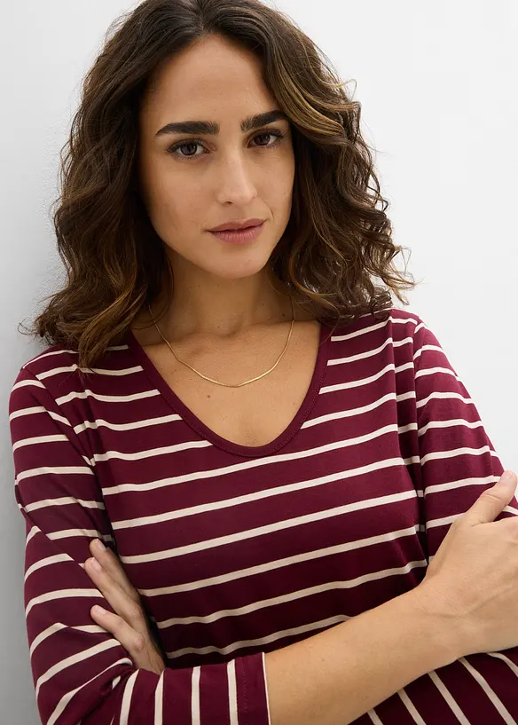 Abito midi in jersey di cotone, bonprix