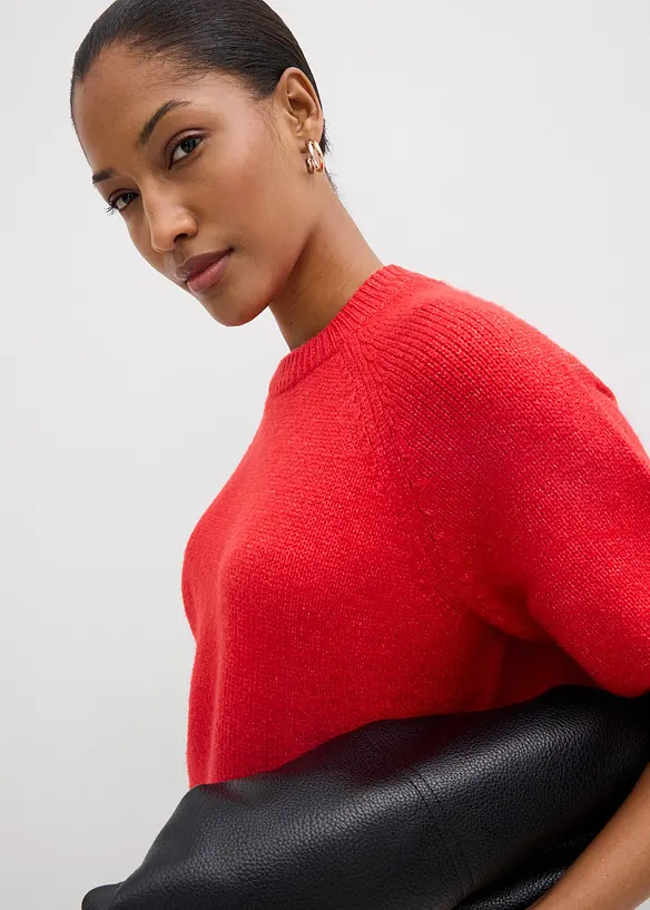 T-shirt in maglia oversize, bonprix