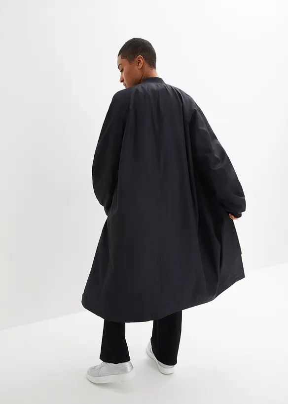 Cappotto stile blouson con colletto in maglia, bonprix