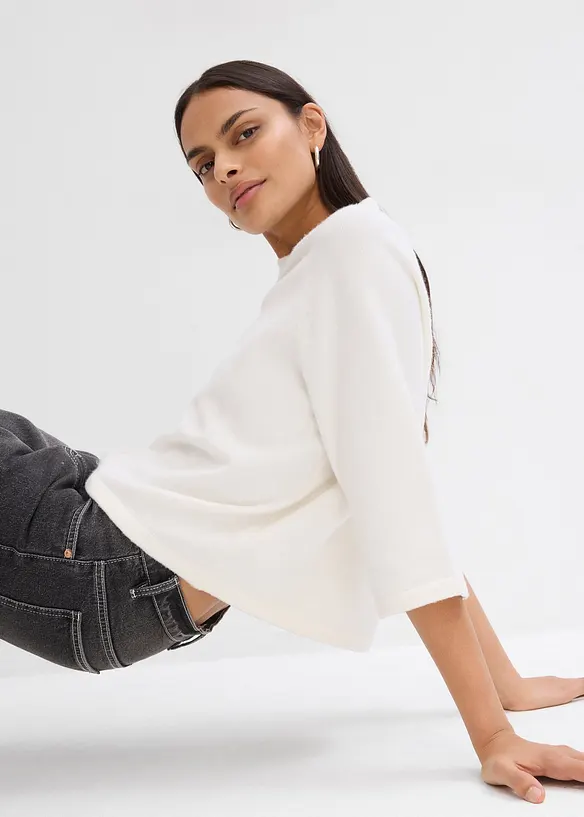 T-shirt in maglia oversize, bonprix