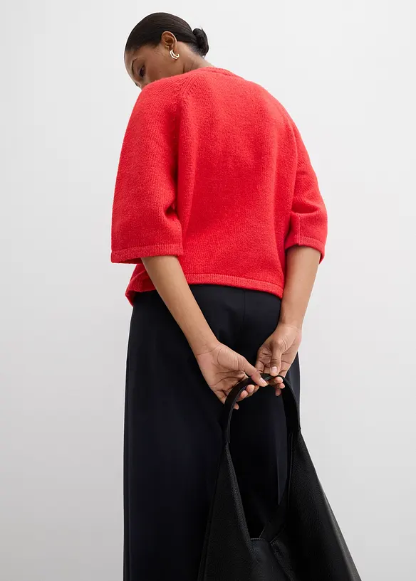 T-shirt in maglia oversize, bonprix