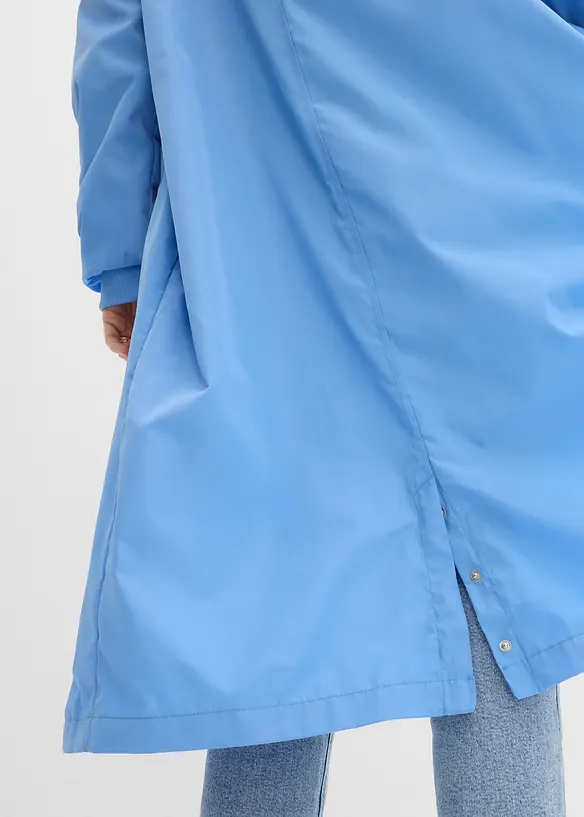 Cappotto blouson con colletto in maglia, bonprix