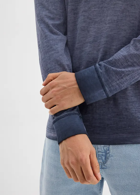 Maglia a maniche lunghe in cotone biologico (pacco da 2), bonprix