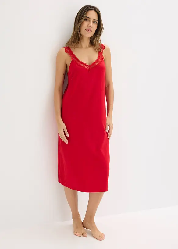 Camicia da notte con pizzo, bonprix