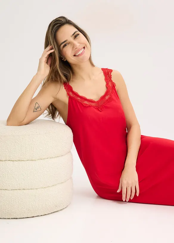 Camicia da notte con pizzo, bonprix