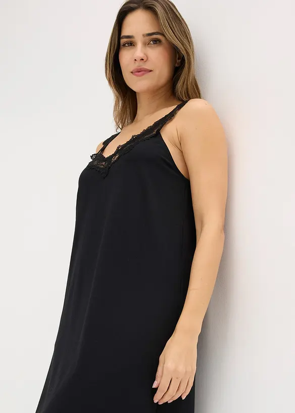 Camicia da notte con pizzo, bonprix