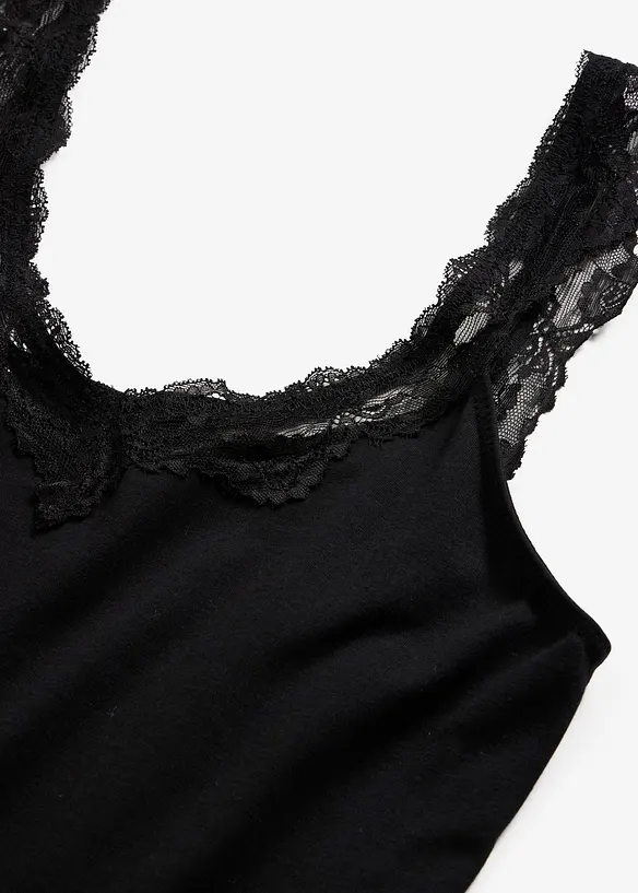 Camicia da notte con pizzo, bonprix