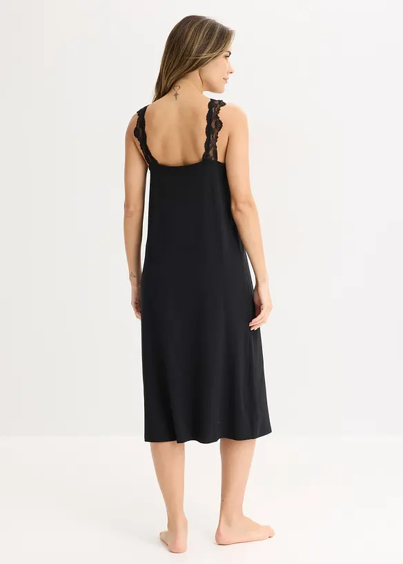 Camicia da notte con pizzo, bonprix