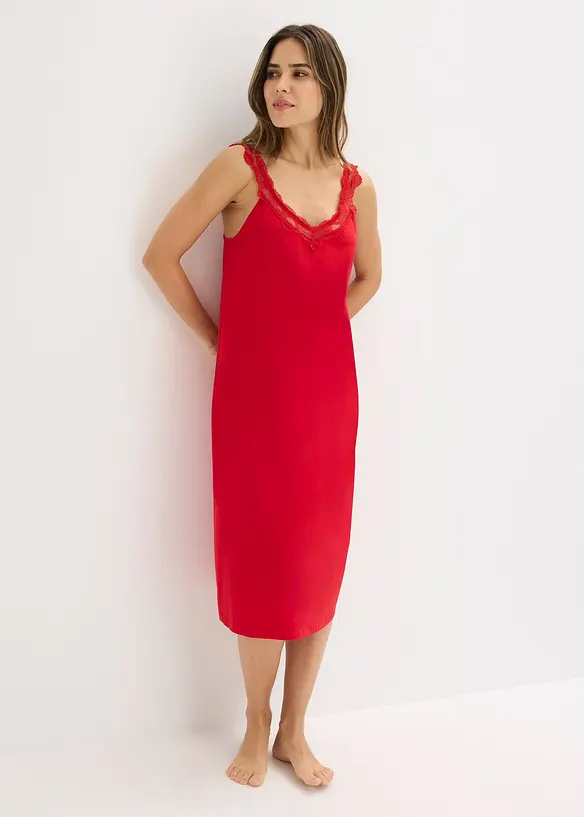 Camicia da notte con pizzo, bonprix