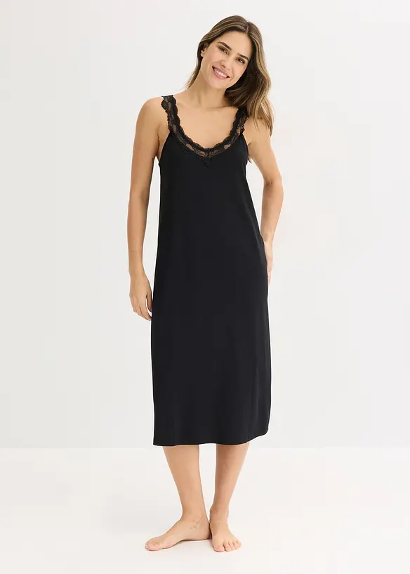 Camicia da notte con pizzo, bonprix