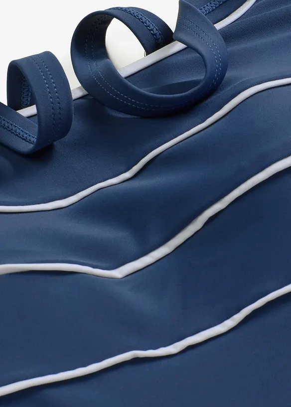 Tankini lungo con cuciture decorative (set 2 pezzi), bonprix