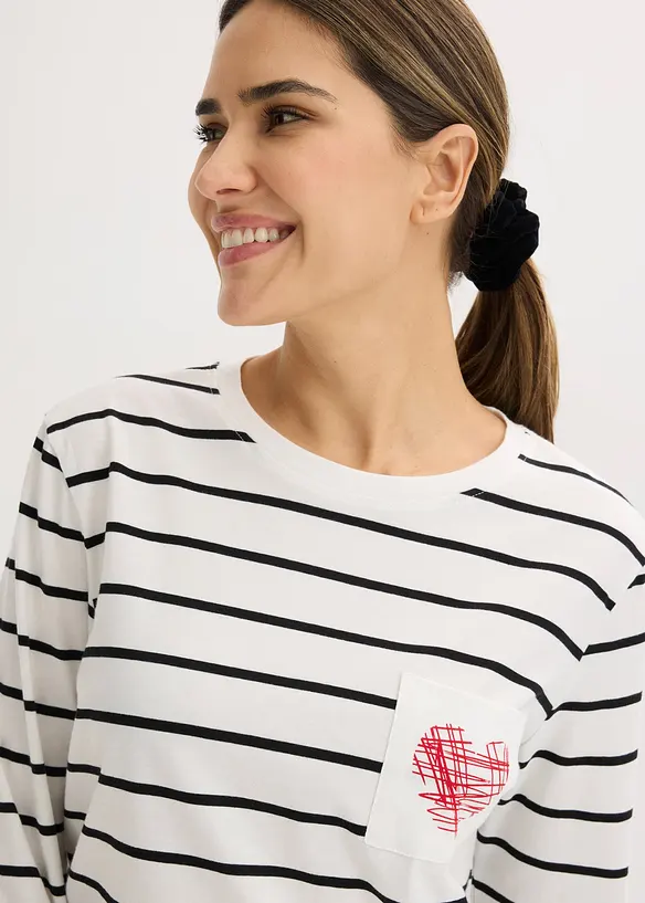 Pigiama in puro cotone, bonprix