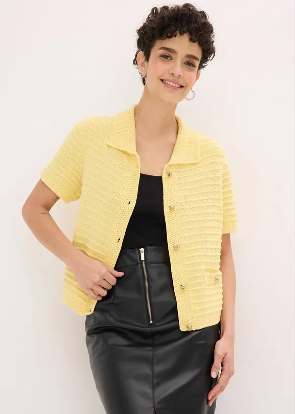 Cardigan con bottoni decorativi, bonprix