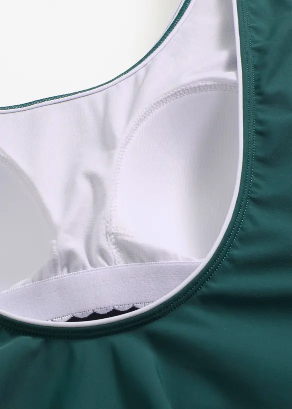 Costume intero con cuciture decorative e effetto modellante leggero, bonprix