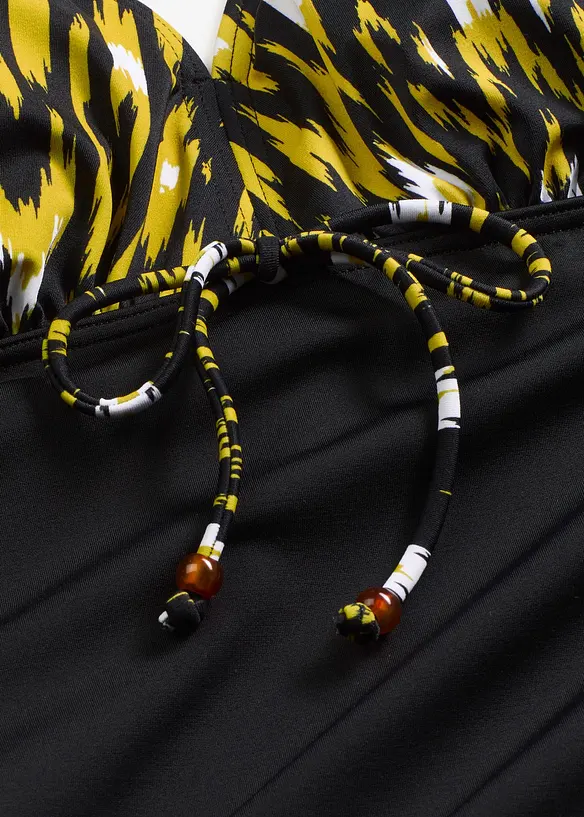 Costume intero con effetto modellante medio e spalline larghe, bonprix