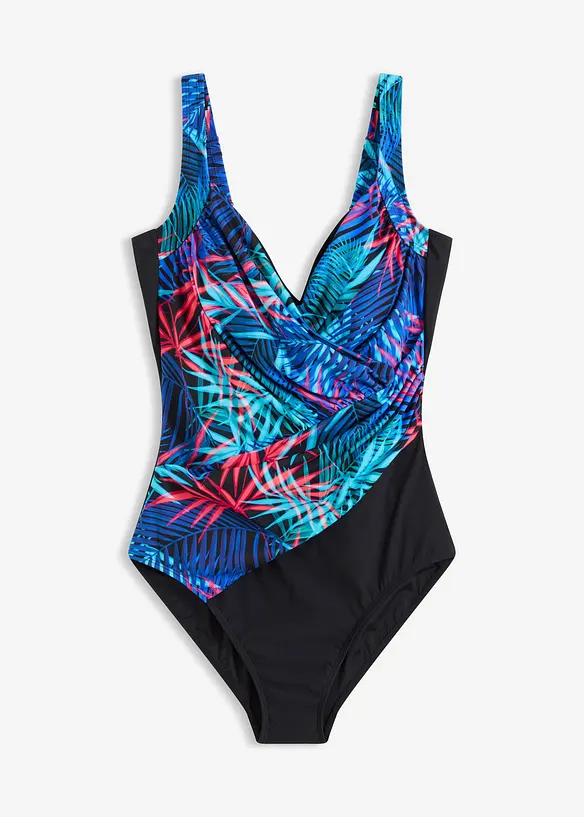 Costume intero incrociato leggermente modellante, bonprix