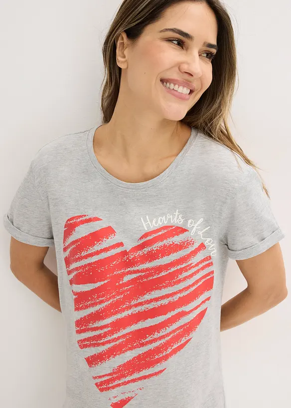 Camicia da notte in puro cotone (pacco da 2), bonprix