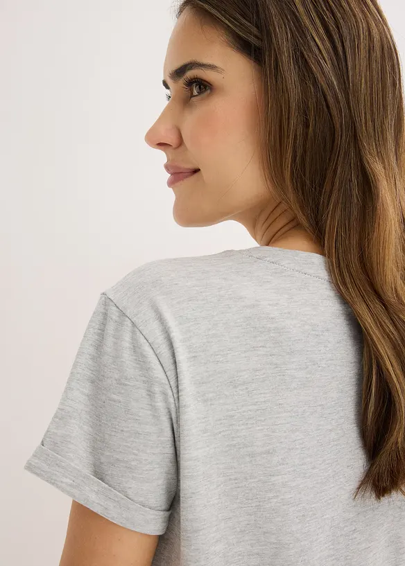 Camicia da notte in puro cotone (pacco da 2), bonprix