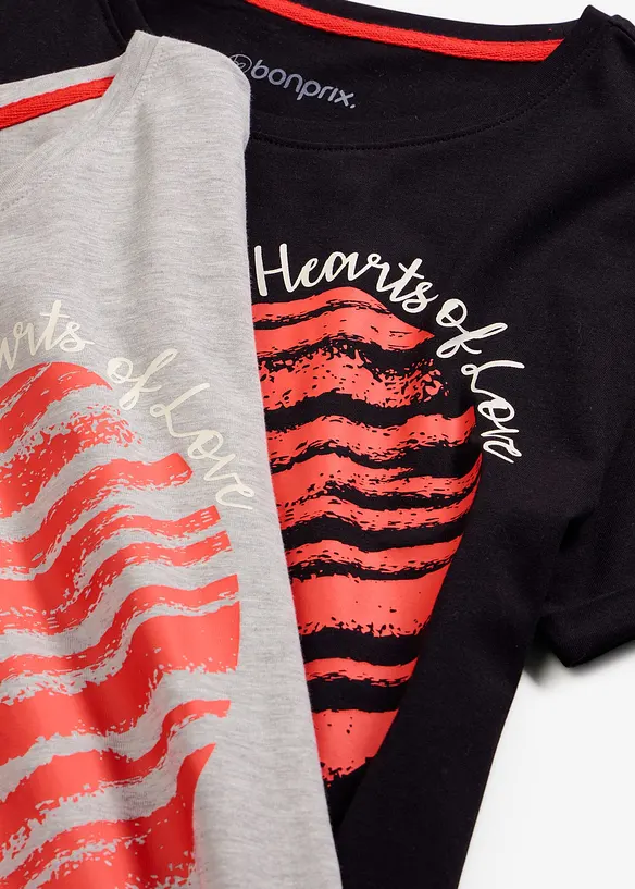 Camicia da notte in puro cotone (pacco da 2), bonprix