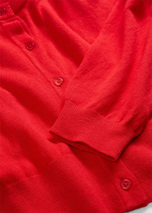 Cardigan in misto seta, bonprix