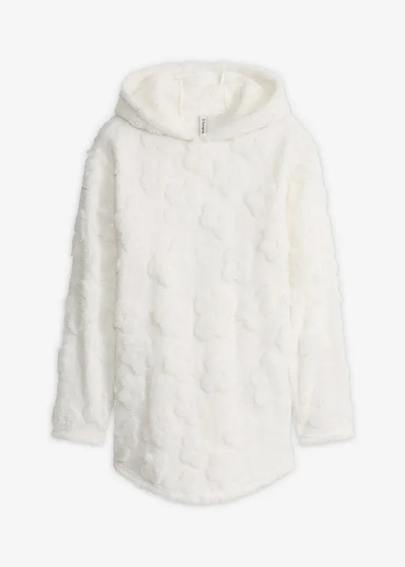 Maglia pigiama oversize con motivo a cuoricini, bonprix