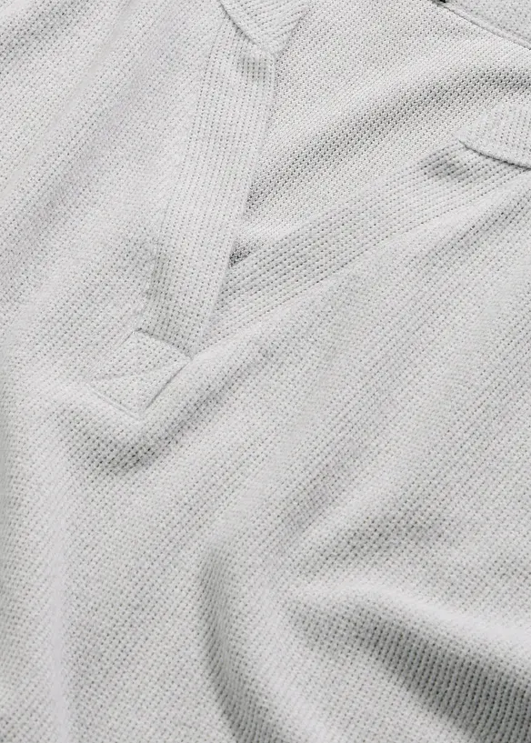 Tuta da casa in morbido jersey waffle, bonprix