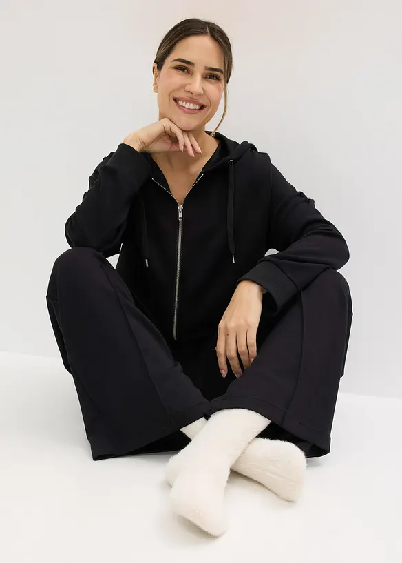 Tuta da casa effetto neoprene, bonprix