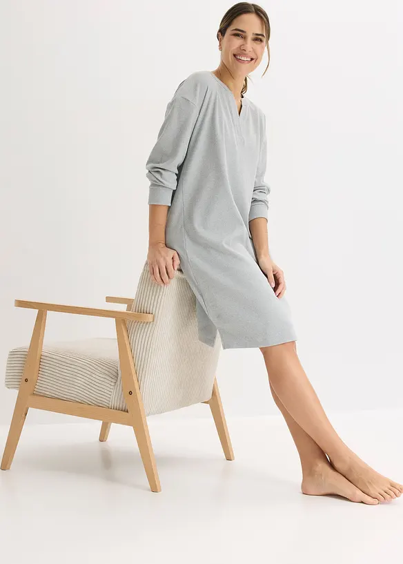 Abito loungewear a coste morbide, bonprix