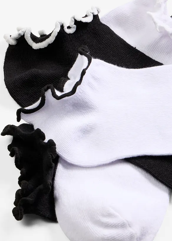 Calzini per sneakers con cotone biologico (pacco da 8 paia), bonprix