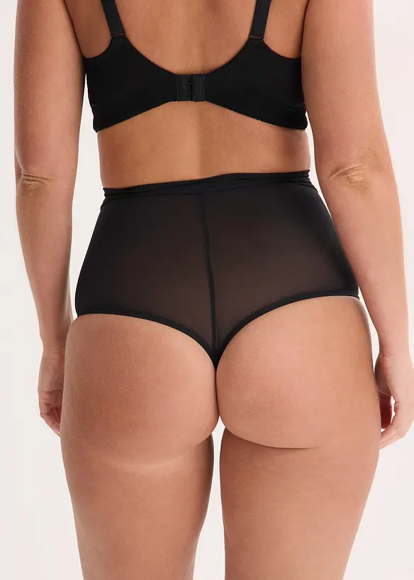 Perizoma modellante con pizzo e effetto modellante medio, bonprix