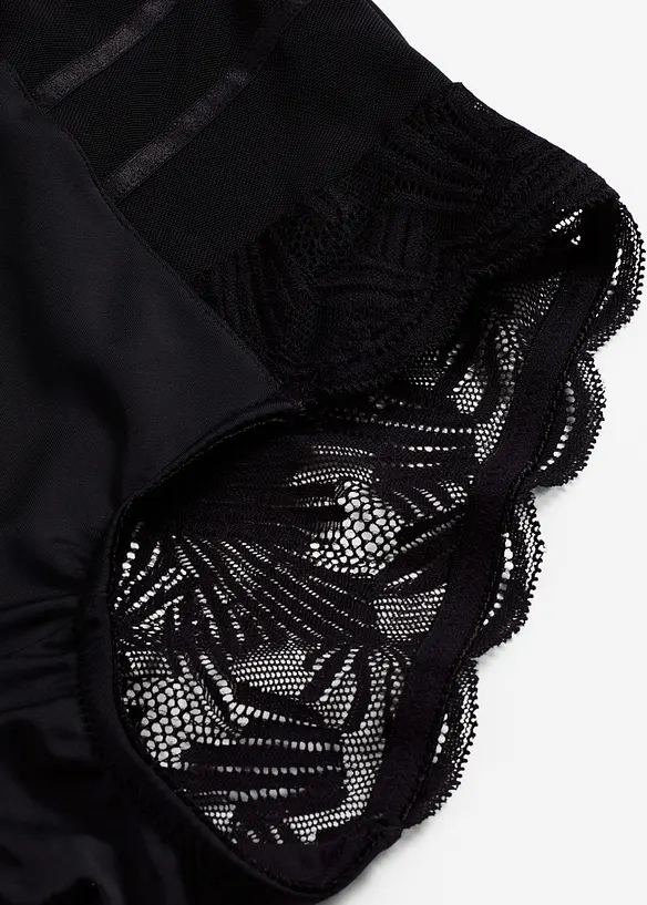 Slip con pizzo ed effetto modellante medio, bonprix