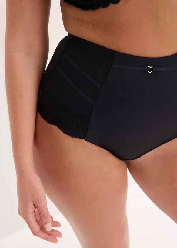 Slip con pizzo ed effetto modellante medio, bonprix