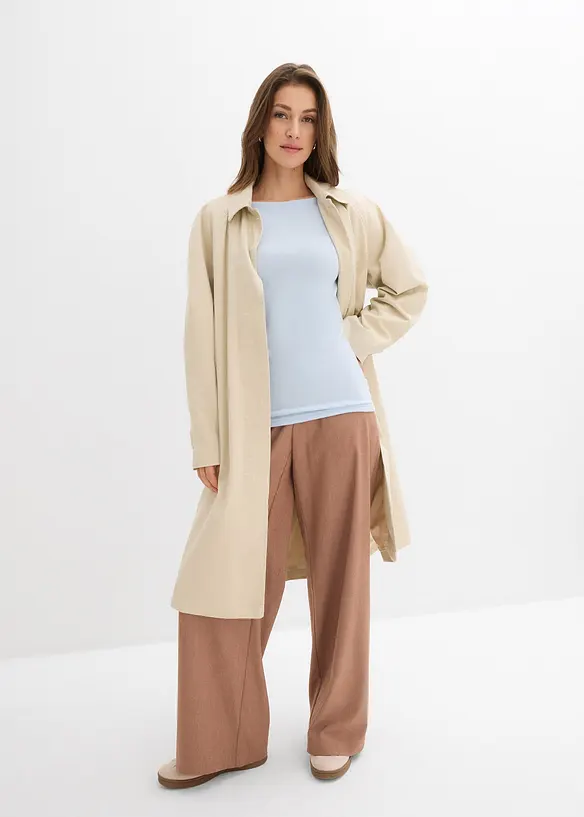 Maglia a maniche lunghe in misto viscosa, bonprix