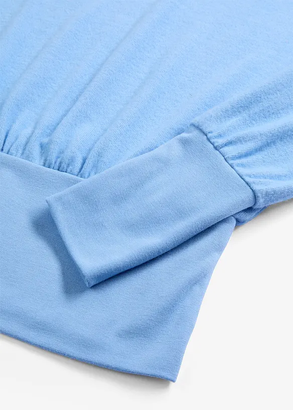 Maglia a maniche lunghe in misto viscosa morbido, bonprix