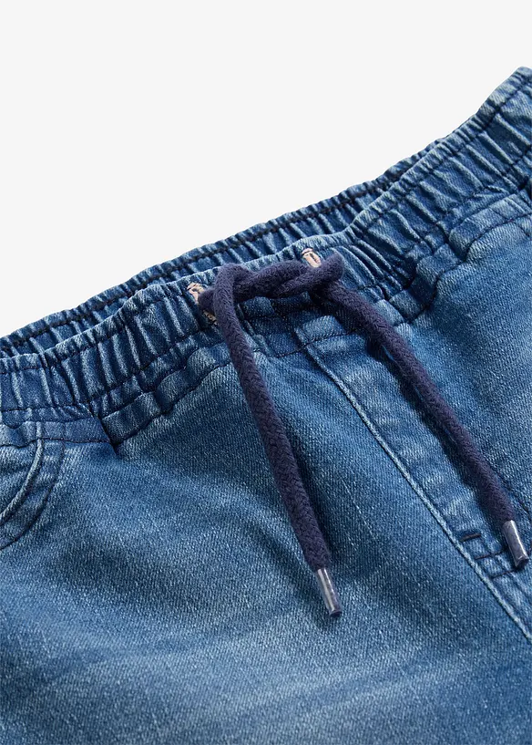 Jeans con elastico in vita, vita media, bonprix