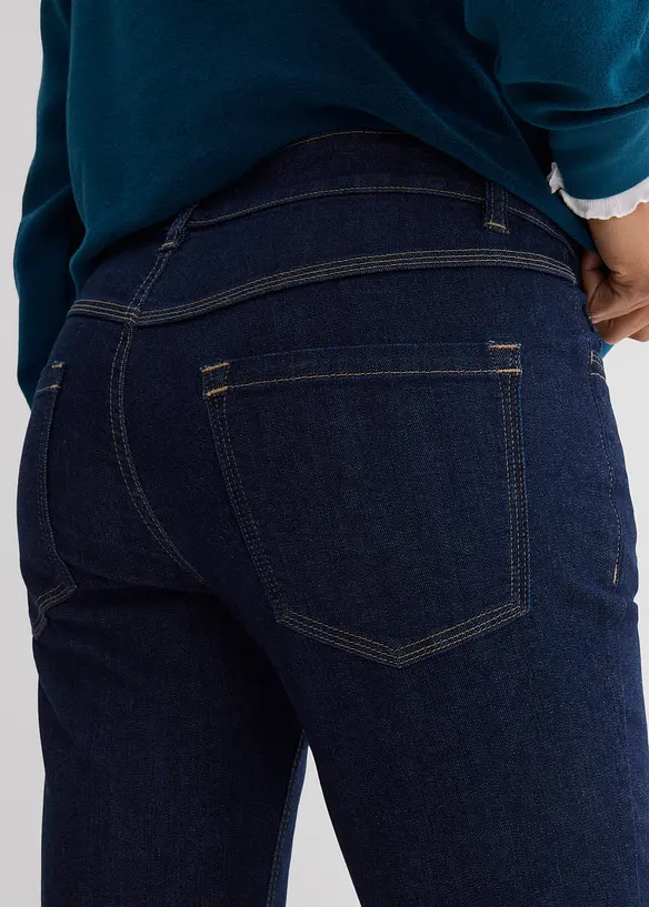 Jeans slim fit con cotone biologico, vita media, bonprix