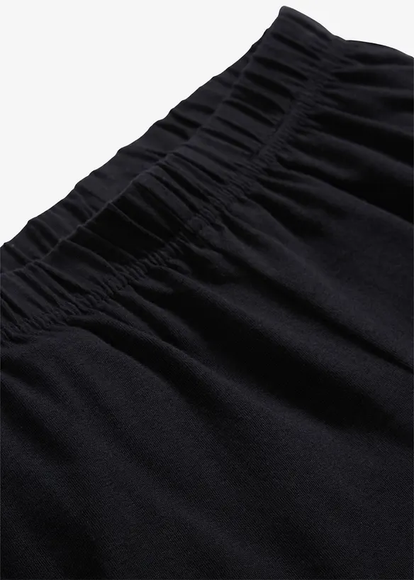 Leggings in misto cotone biologico elasticizzato (pacco da 5), bonprix