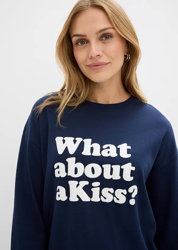 Maglia a maniche lunghe in cotone pesante, bonprix