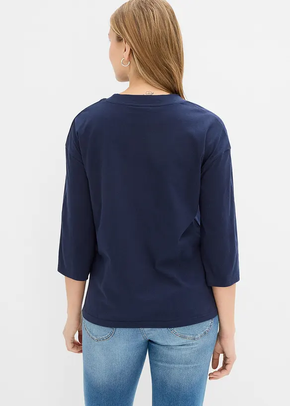 T-shirt boxy in puro cotone, bonprix