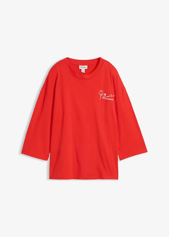 T-shirt boxy in puro cotone, bonprix