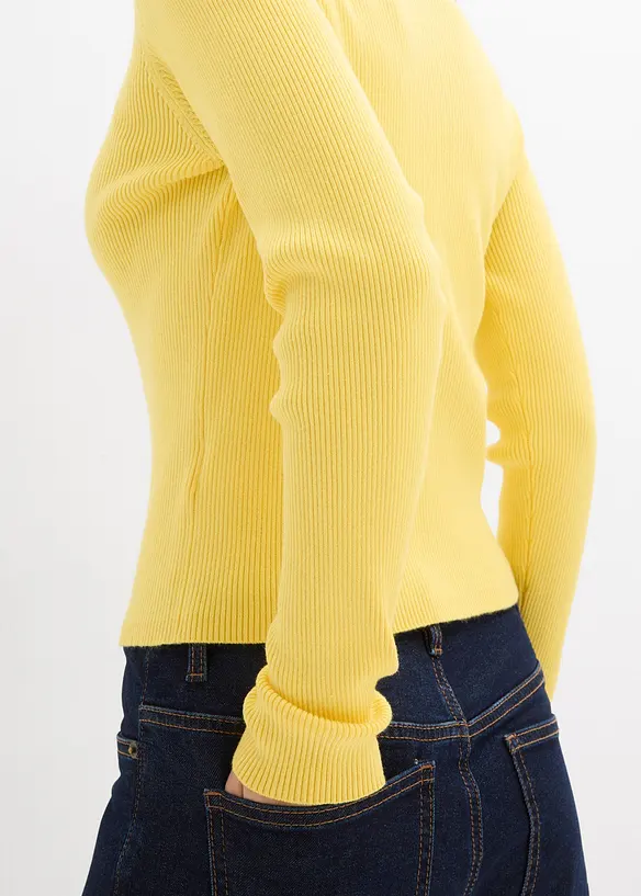 Cardigan in filato fine di misto viscosa morbido, bonprix